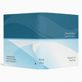 Business Blue Cloud Binder