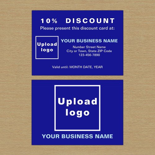 Business Blue Discount Card