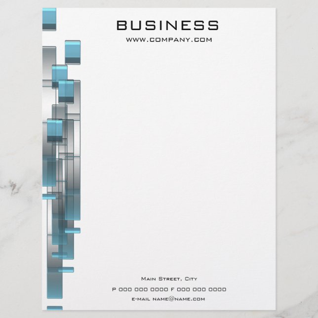 business_blue_letter letterhead (Front)