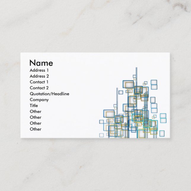 business_boxes business card (Front)