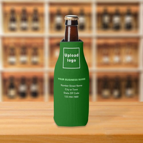 Business Brand Green Bottle Cooler