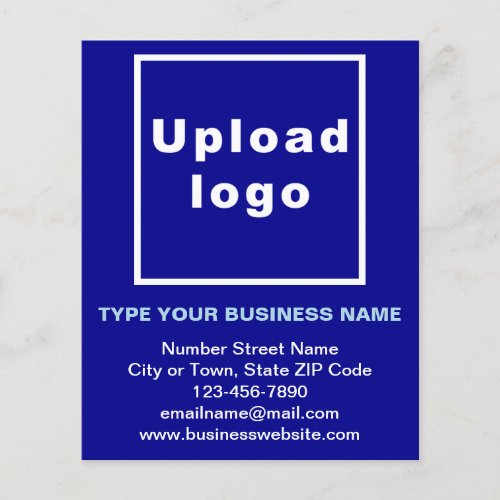 Business Brand Name on Blue Flyer