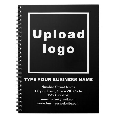 Business Brand on Black Notebook