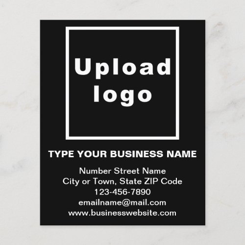 Business Brand on Black Paper Sheet 