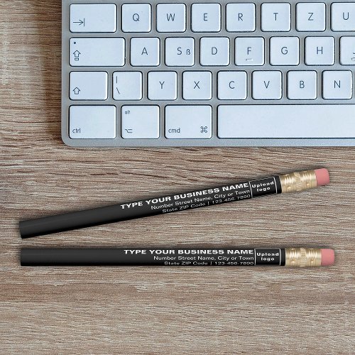 Business Brand on Black Pencil