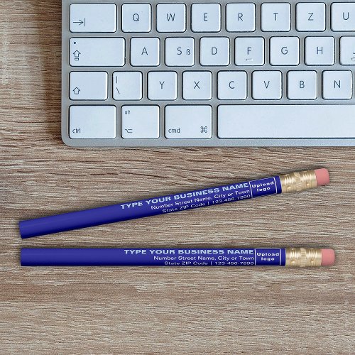 Business Brand on Blue Pencil