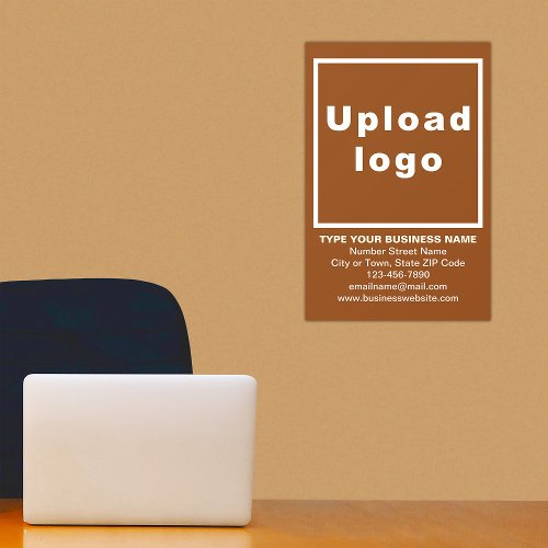 Business Brand on Brown Dynamic Wall Decal
