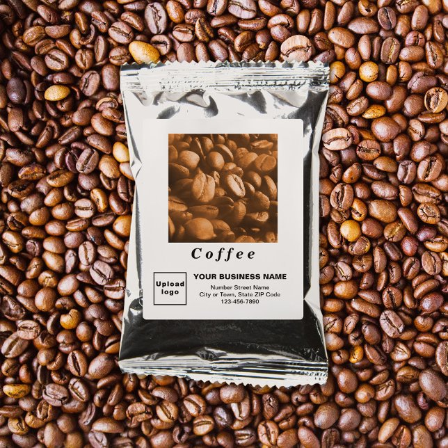 Business Brand on Coffee Drink Mix (Business brand on coffee drink mix. Drink mix as promotional or giveaway item. )