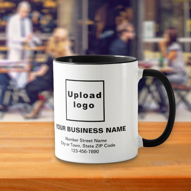 Business Brand on Combo Mug (Build brand name awareness. Your business brand on combo mug.)