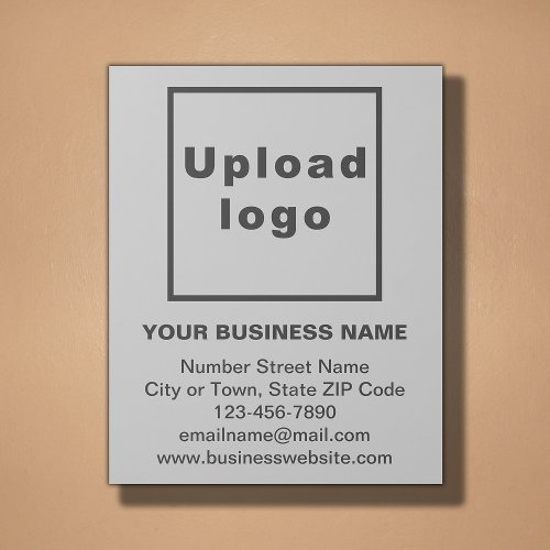 Business Brand on Gray Gallery Wrap