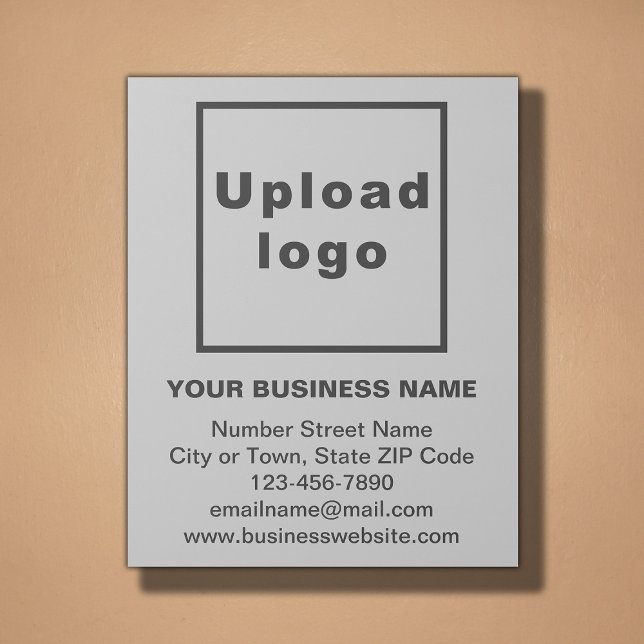 Business Brand on Gray Gallery Wrap (Creator Uploaded)
