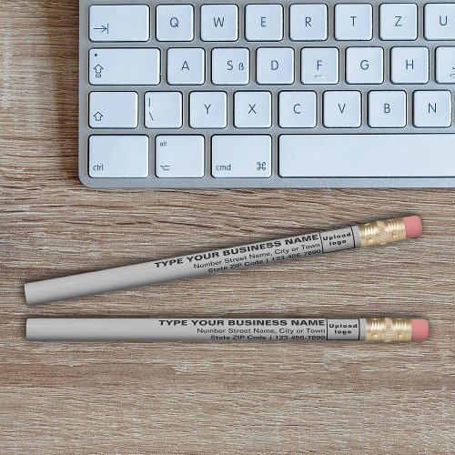 Business Brand on Gray Pencil