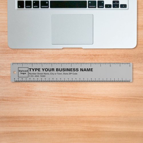 Business Brand on Gray Ruler