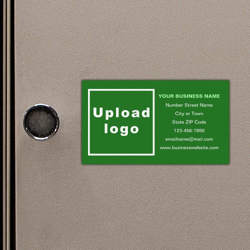 Business Brand on Green Magnetic Card