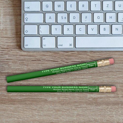 Business Brand on Green Pencil