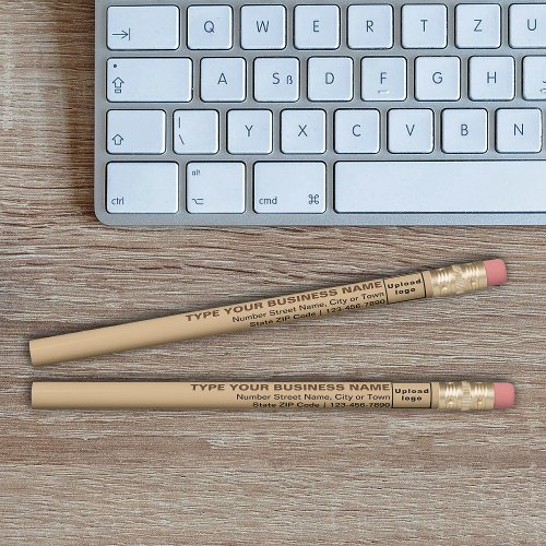 Business Brand on Light Brown Pencil