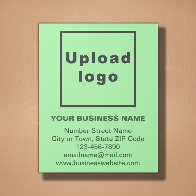 Business Brand on Light Green Gallery Wrap (Creator Uploaded)