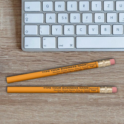 Business Brand on Orange Pencil