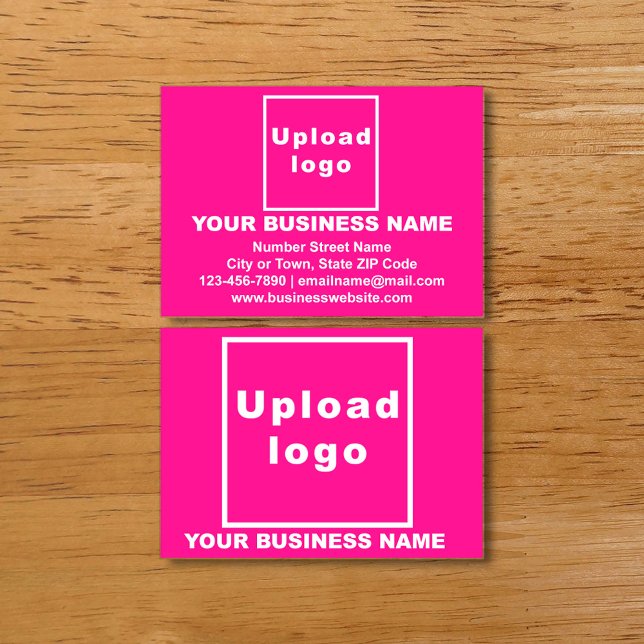Business Brand on Pink Calling Card (Creator Uploaded)