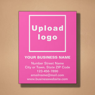 Business Brand on Pink Gallery Wrap