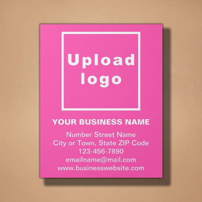 Business Brand on Pink Gallery Wrap (Creator Uploaded)