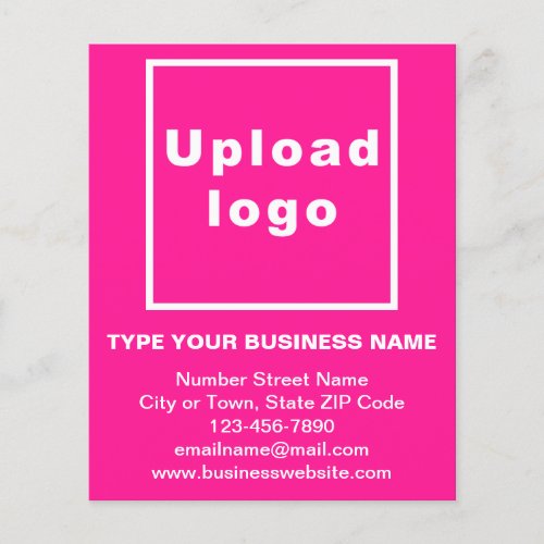 Business Brand on Pink Paper Sheet 