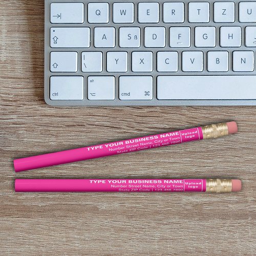 Business Brand on Pink Pencil