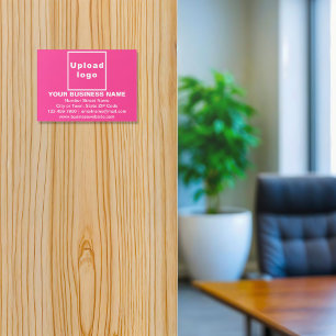 Business Brand on Pink Rectangle Acrylic Print