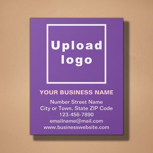 Business Brand on Purple Gallery Wrap