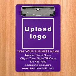 Business Brand on Purple Mini Clipboard