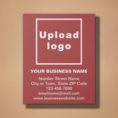 Business Brand on Red Gallery Wrap