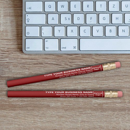 Business Brand on Red Pencil
