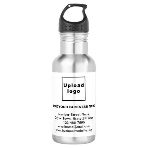 Business Brand on Stainless Steel Water Bottle