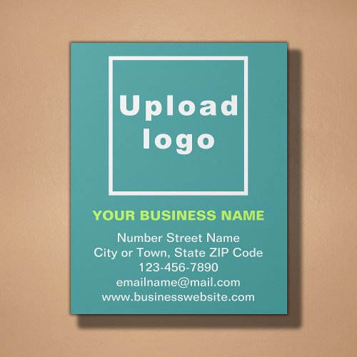 Business Brand on Teal Green Gallery Wrap