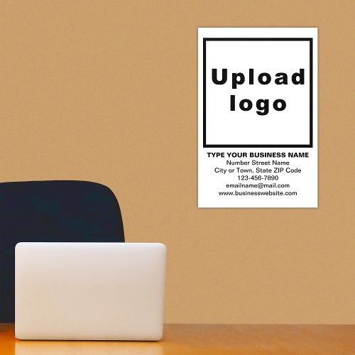 Business Brand on White Dynamic Wall Decal