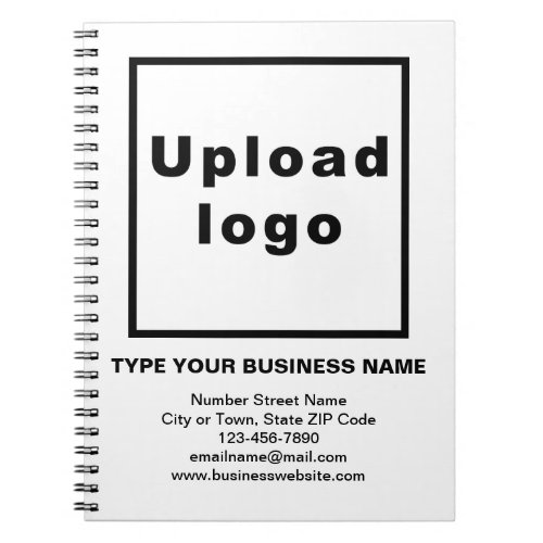 Business Brand on White Notebook