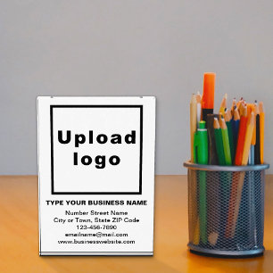Business Brand on White Portrait Acrylic Block