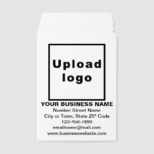 Business Brand on White Shipping Envelope Mailer