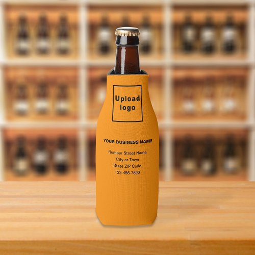 Business Brand Orange Color Bottle Cooler