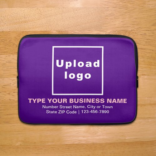 Business Brand Purple Laptop Sleeve