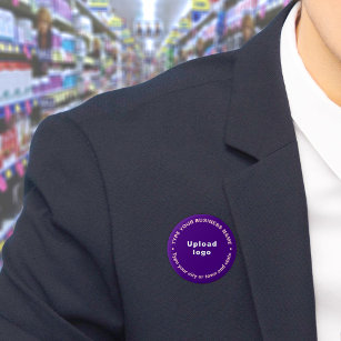 Business Brand Purple Round Button