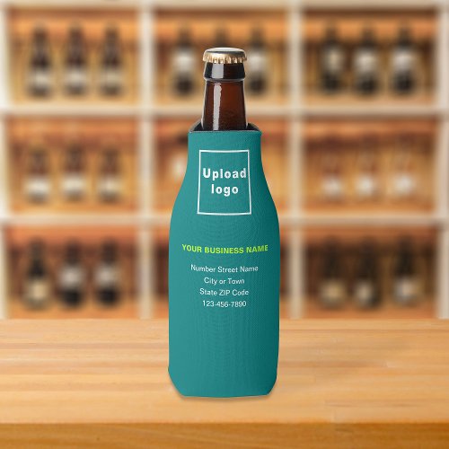 Business Brand Teal Bottle Cooler