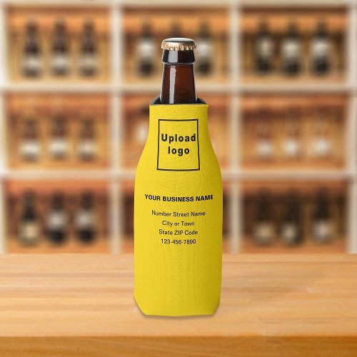 Business Brand Yellow Bottle Cooler