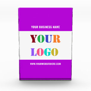 Business Branded Promotional Acrylic Award Example