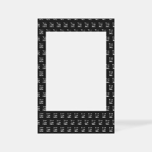 Business Branded Your Logo Here Promotional Black Selfie Frame