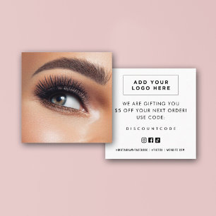 Business Branding Coupon Code   Packing Card