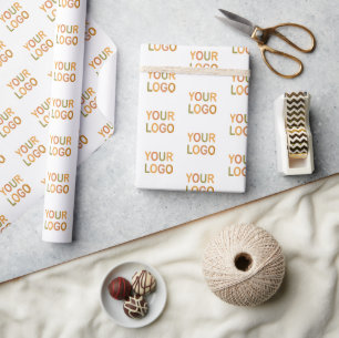 Business Branding Logo Template Wrapping Paper