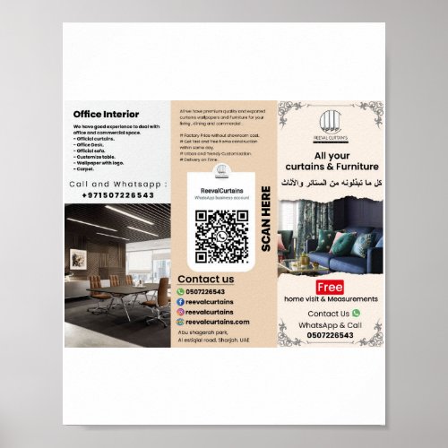 Business Brochure for Marketing Poster