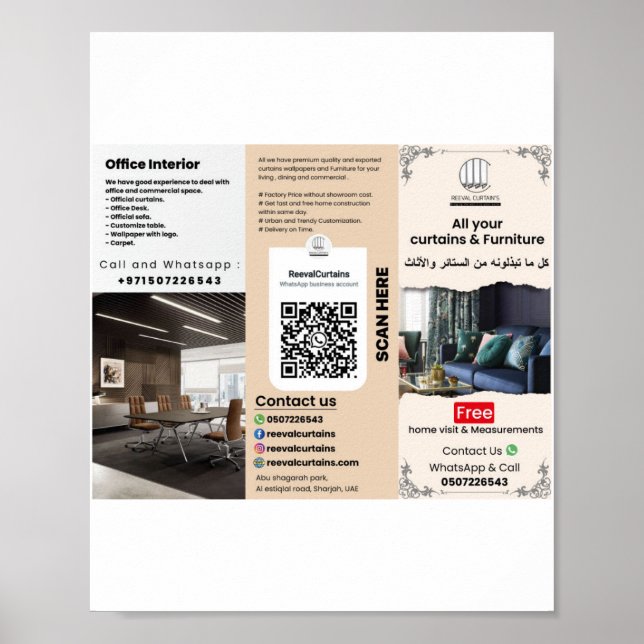 Business Brochure for Marketing Poster (Front)