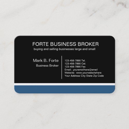 Business Broker Business Cards